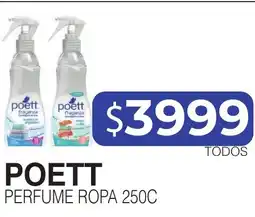Masivos Poett perfume ropa 250c oferta
