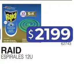 Masivos Raid espirales 12u oferta