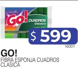 Masivos Go! fibra esponja cuadros clasica oferta