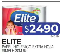 Masivos Elite papel higienico extra hoja simple oferta