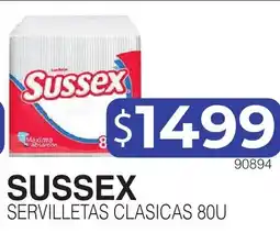 Masivos Sussex servilletas clasicas oferta