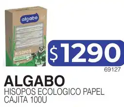 Masivos Algabo hisopos ecologico papel oferta