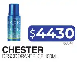 Masivos Chester desodorante ice oferta