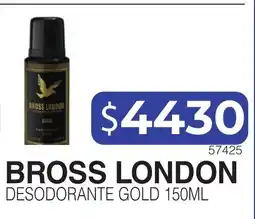 Masivos Bross london desodorante gold oferta