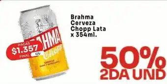 Brahma - cerveza chopp lata