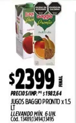 Supermercados Yaguar Baggio pronto oferta