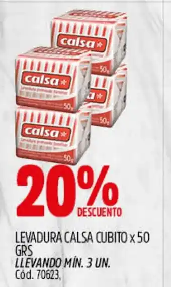 Supermercados Yaguar Calsa levadura cubito oferta
