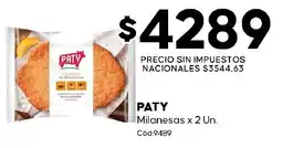 Diarco Paty milanesas oferta
