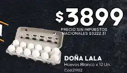 Diarco Doña lala huevos blanco oferta