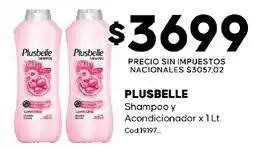 Diarco Plusbelle shampoo y acondicionador oferta