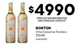 Diarco Norton vino cosecha tardia oferta