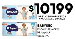 Diarco Babysec pañales ultrasoft oferta