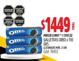 Supermercados Yaguar Oreo galletitas oferta