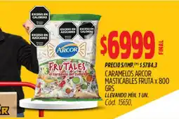Supermercados Yaguar Arcor frutales oferta