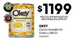 Diarco Okey choclo amarillo en grano oferta