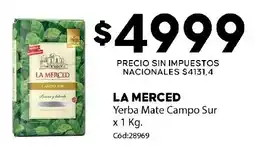 Diarco La merced yerba mate campo sur oferta