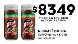 Diarco Nescafe dolca cafe origenes oferta