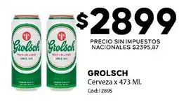 Diarco Grolsch cerveza oferta