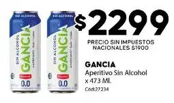 Diarco Gancia aperitivo sin alcohol oferta