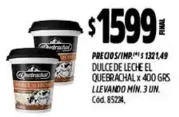 Supermercados Yaguar Quebrachal dulce de leche el oferta