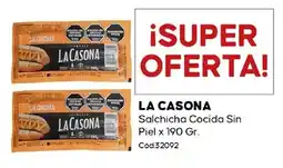 Diarco La casona salchicha cocida sin piel oferta