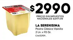 Diarco La serenisima postre clasico vainilla oferta