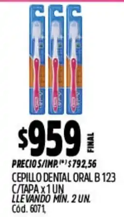 Supermercados Yaguar Oral B cepillo dental oferta