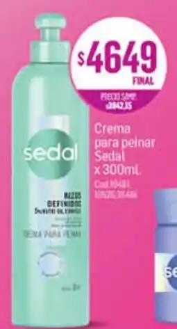 Supermercados Yaguar Sedal crema para peinar oferta