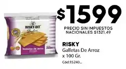 Diarco Risky galletas de arroz oferta