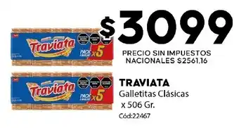 Traviata galletitas clásicas