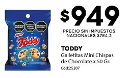 Diarco Toddy galletitas mini chispas de chocolate oferta