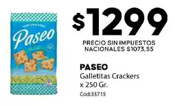 Diarco Paseo galletitas crackers oferta
