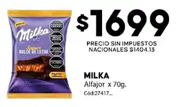 Diarco Milka alfajor oferta