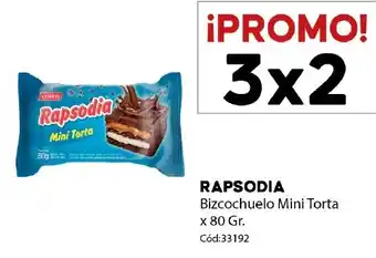 Diarco Rapsodia bizcochuelo mini torta oferta