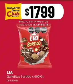 Diarco Lia galletitas surtido oferta