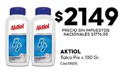 Diarco Aktiol talco pie oferta