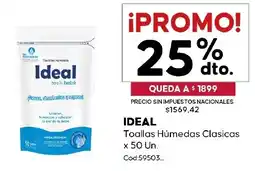 Diarco Ideal toallas húmedas clasicas oferta