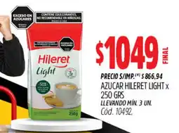 Supermercados Yaguar Hileret azucar light oferta