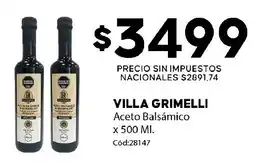 Diarco Villa grimelli aceto balsámico oferta