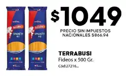 Diarco Terrabusi fideos oferta