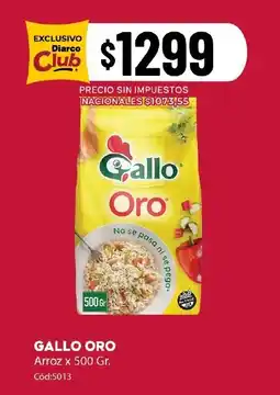 Diarco Gallo oro oferta