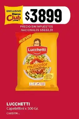 Diarco Lucchetti capelettini oferta