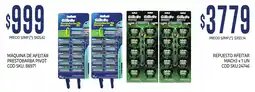 Supermercados Yaguar Gillette maquina de afeitar prestobarba pivot oferta