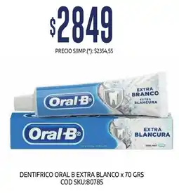 Supermercados Yaguar Oral B dentífrico extra blanco oferta