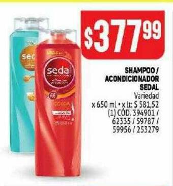 Makro Shampoo Acondicionador Sedal oferta