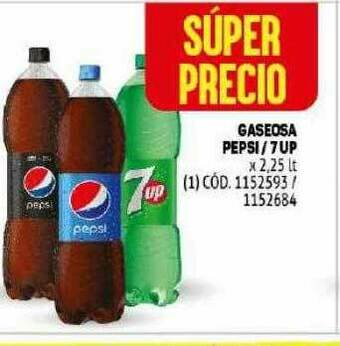 Makro Gaseosa Pepsi 7up oferta