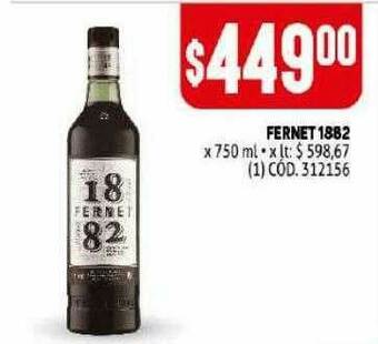 Makro Fernet 1882 oferta
