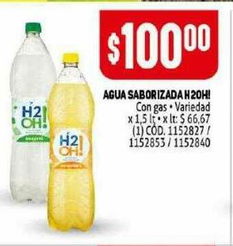 Makro Agua Saborizada H2oh! oferta