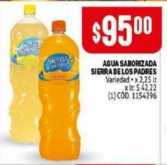 Makro Agua Saborizada Sierra De Los Padres oferta