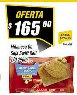Supermercados Comodin Milanesa De Soja Swift Rell oferta